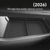 Small Item Storage for Car Console, Flexible Rubber Lower Tray with Two Section Design, Simple Placement, and Cleaner Access During Drives