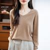 V-Neck Soft Knit Layered Sweater - Spring & Autumn Style