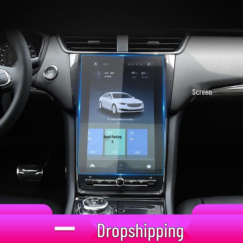 24 Ford Transit Navigation Gehärtetes Glas Displayschutzfolie