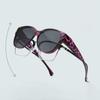 Fashion Large Frame Sunglasses Cover Over Myopia Prescription Glasses Portable Men Women Vintage Fishing Driving Eyewear