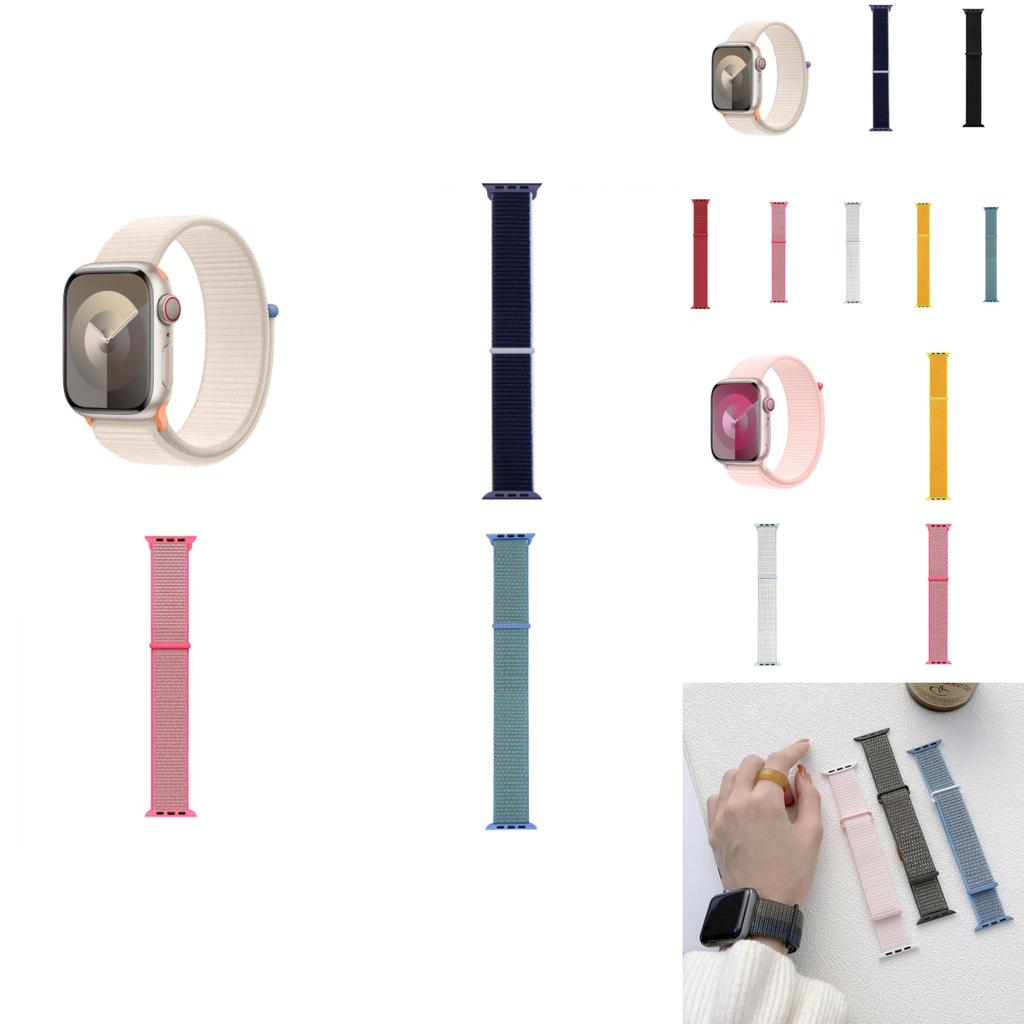 Nylon Watch Apple Sport Band Hook Loop Fastener Exercise Outdoor Activities