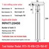 CNC T-Slot Milling Cutter with HTS Three-Sided Blade, Shank Thickness: 6, 8, 10, 12 Mm