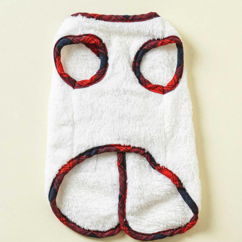 Vestă simplă cu buzunar, alb, mărime L