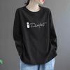 Long-sleeved T-shirt Spring and Autumn New Style Versatile Loose Round Neck Top
