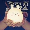 Night Lamps Ambient Lighting Silicone Rabbit Night Lamp Battery Bedroom Bedroom Devices Nursing Eye Protection Sleep