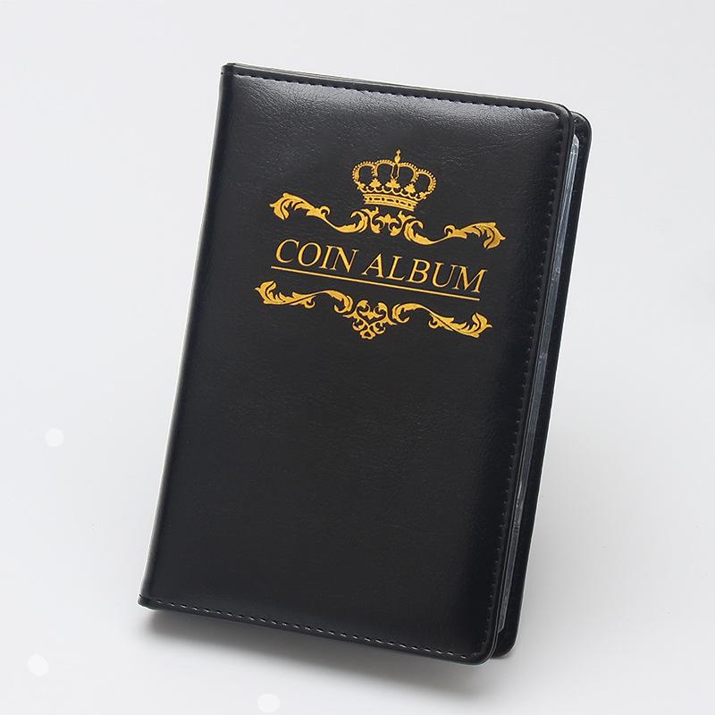 Rose Leather Large Capacity Coin Album for Commemorative Coin Collection 120 Coin Slots