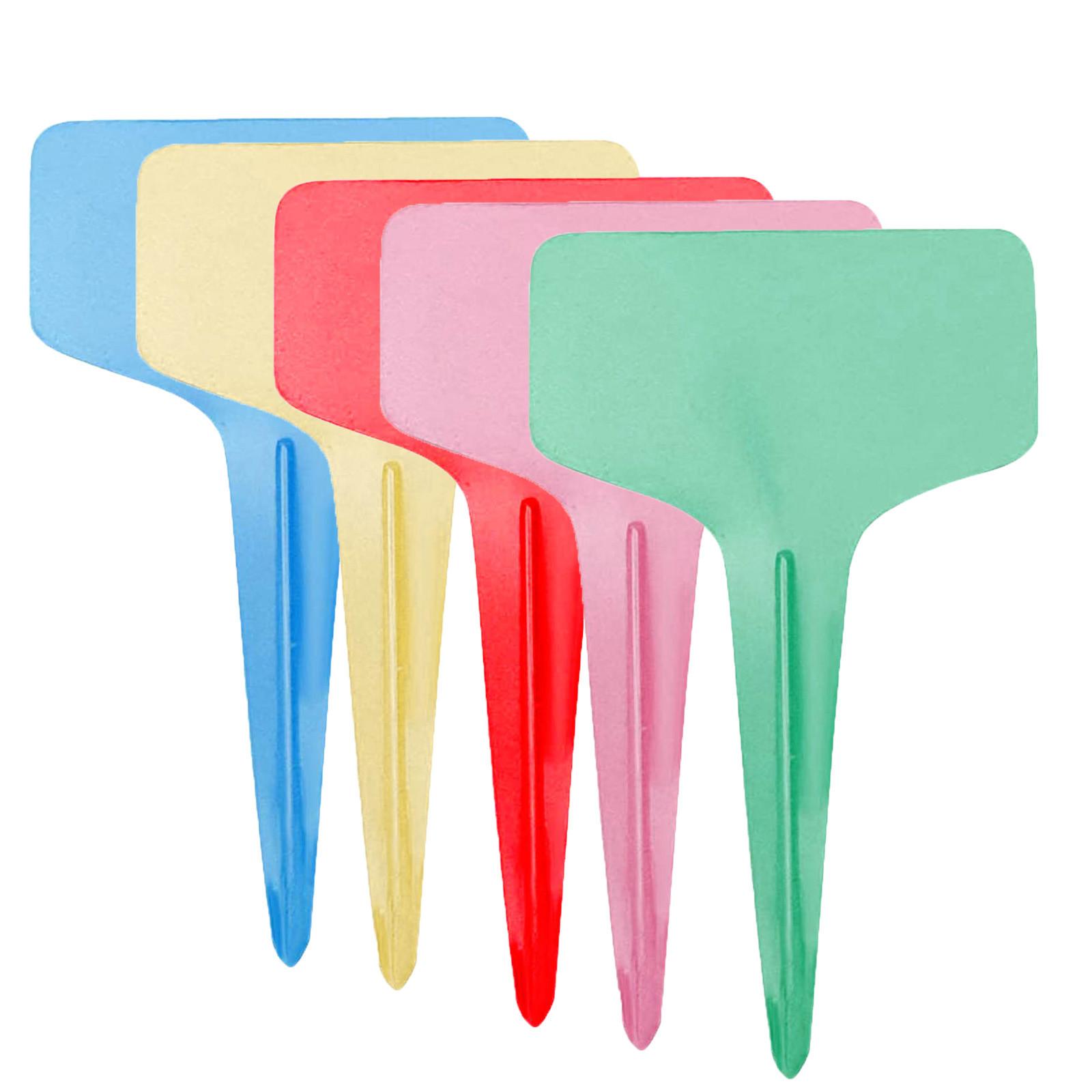 

100 шт. садовые маркеры, этикетки для растений, Т-образные бирки для растений, уличный садовый знак