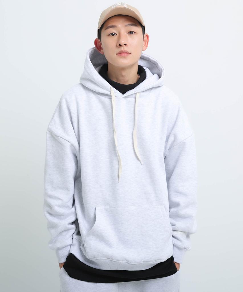 Basic Logo Hoodie Light Gray