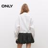 ONLY Women's Lapel Collar Loose Utility Cropped Jacket