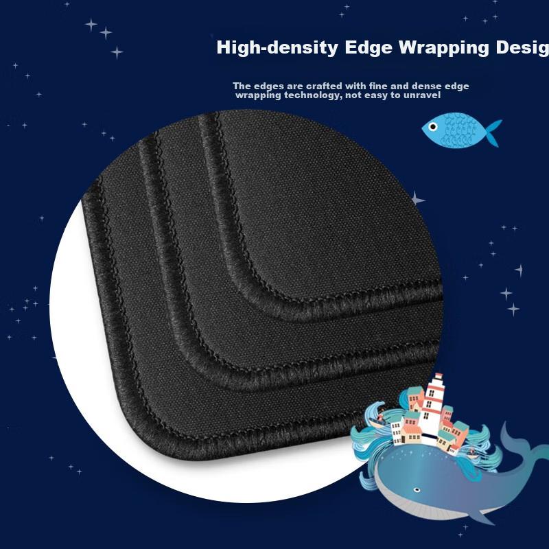 LESAILES Whale Game E-Sports Mouse Pad, Extra Large Computer Keyboard Desk Mat, Easy to Clean, 900*400*3mm
