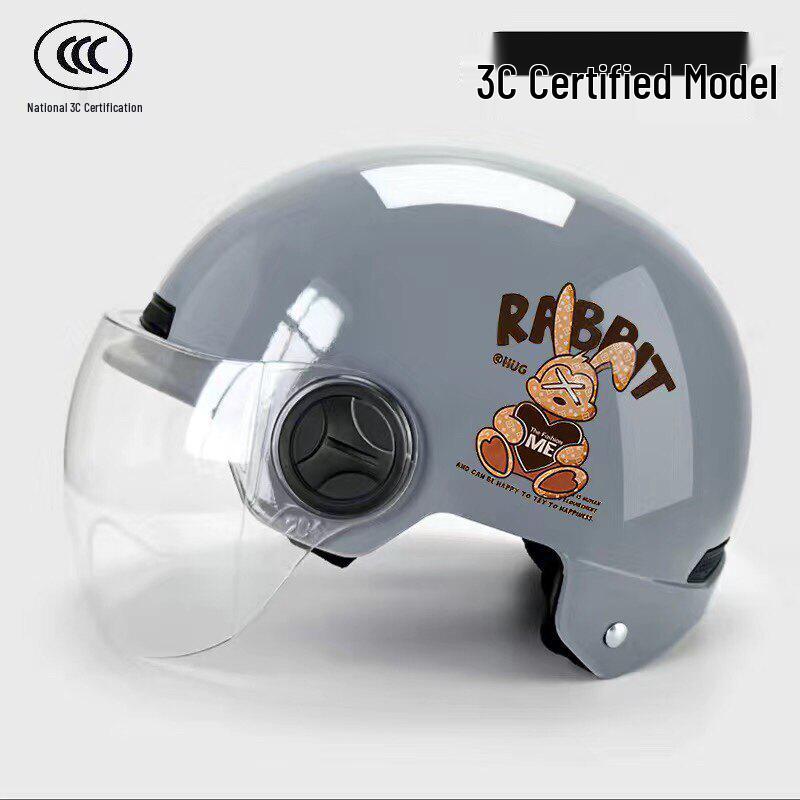 3C Certified All-Season Unisex Electric Scooter & Motorcycle Helmet with Sun Protection