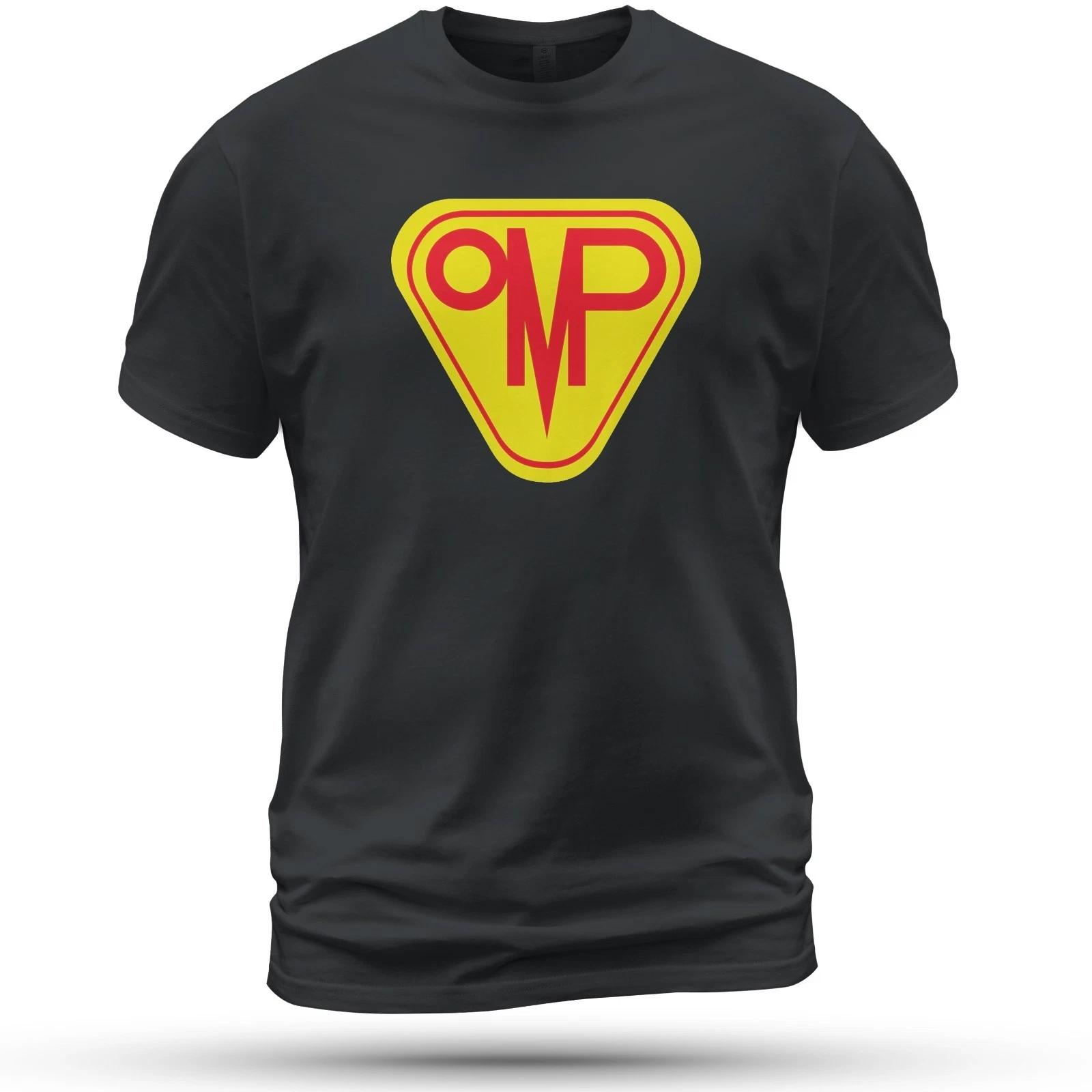 OMP Racing Sticker T-Shirt Funny Size S-5XL Made in USA XL