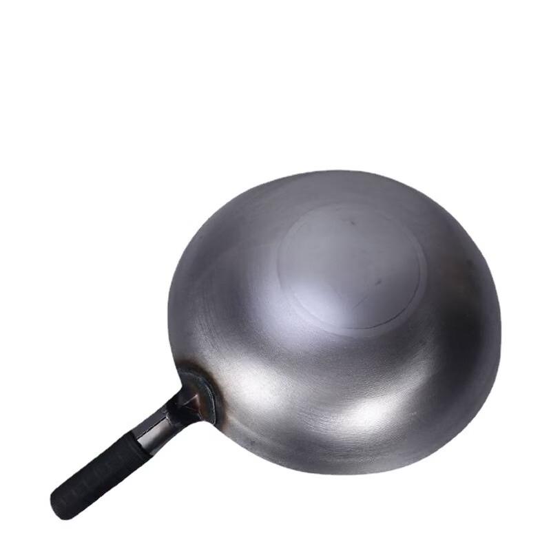 ChefQi 80cm Wok s kamenným povrchem a dvěma rukojeťmi