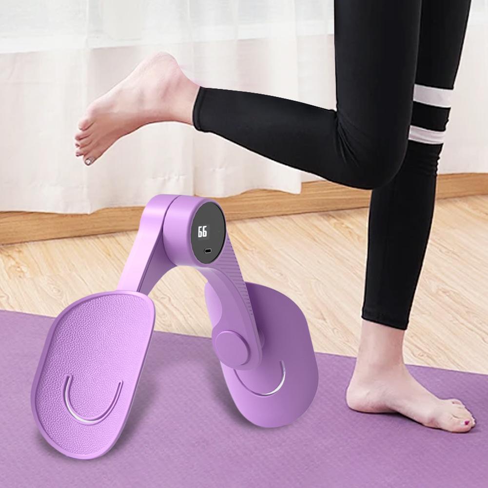Digital Counter Hip Trainer Leg Trainers Pelvic Floor Muscle Trainer Thigh Exercise Leg Exerciser Inner Thigh Fitness Equipment