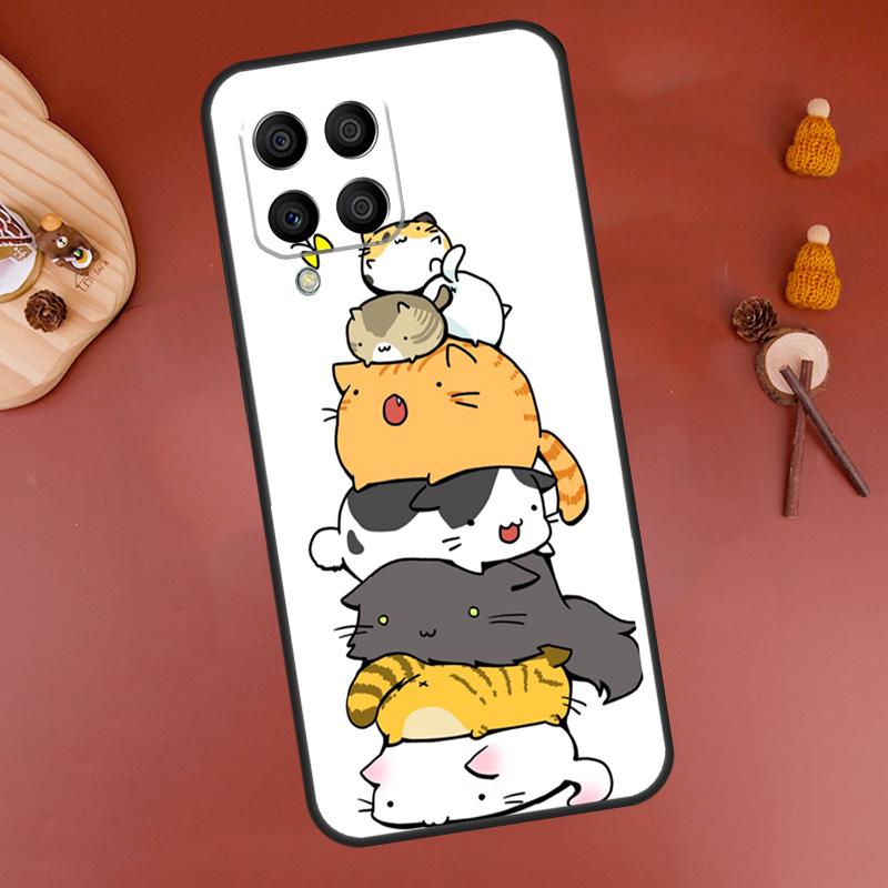 

Kawaii Neko Cat Case For Samsung Galaxy M33 M21 M31 M16 M36 M56 M53 M13 M12 M32 M52 M15 M55 M14 M35 M34 M54 Samsung M15