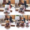 Doctor Bear Keychain Backpack Pendant Super Soft Pp Cotton Graduation Kids Gift