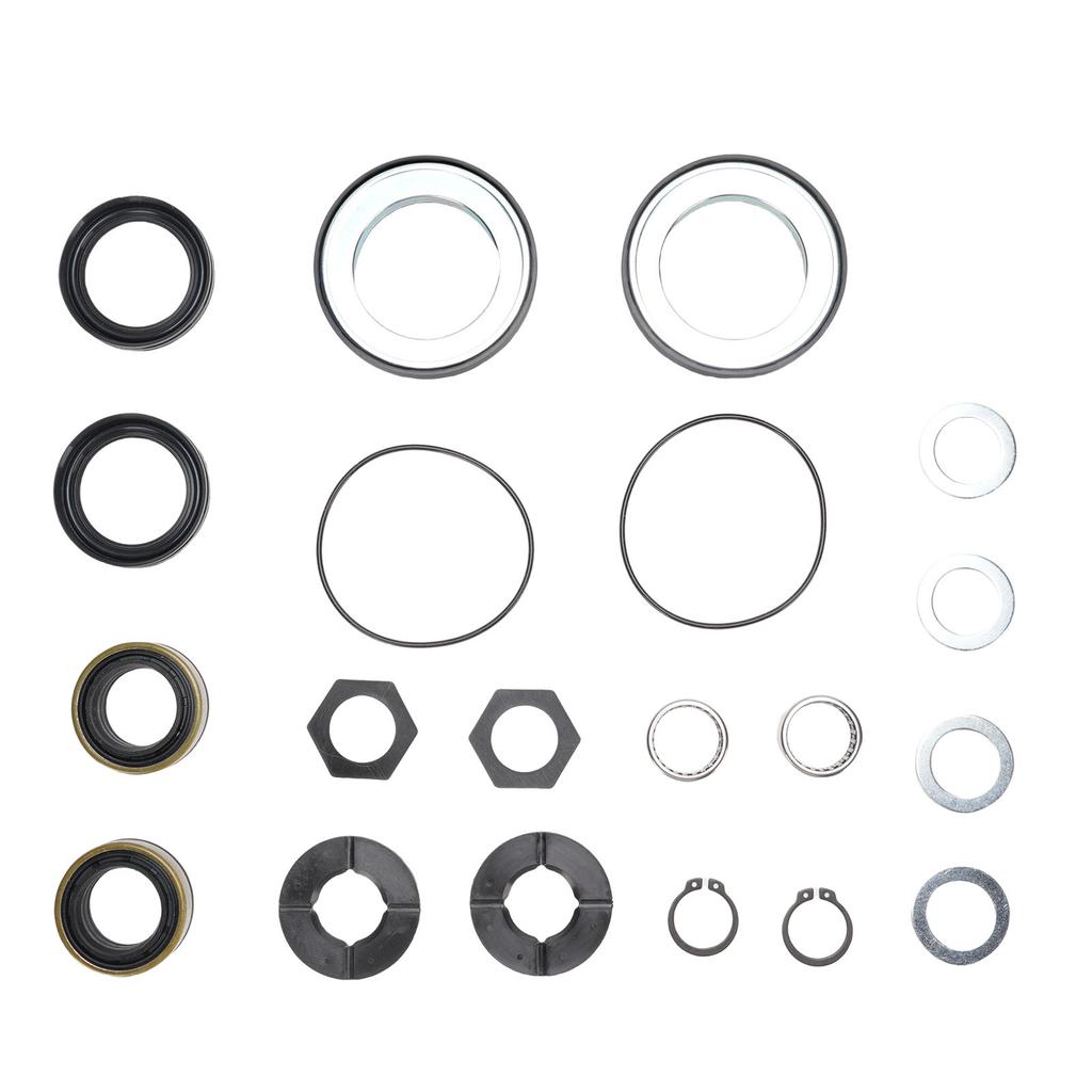 Outer Axle Dust Seal Inner Tube Seal Needle Bearing Snap Ring Thrust Washer Seals Kit 701166X Replacement for Super