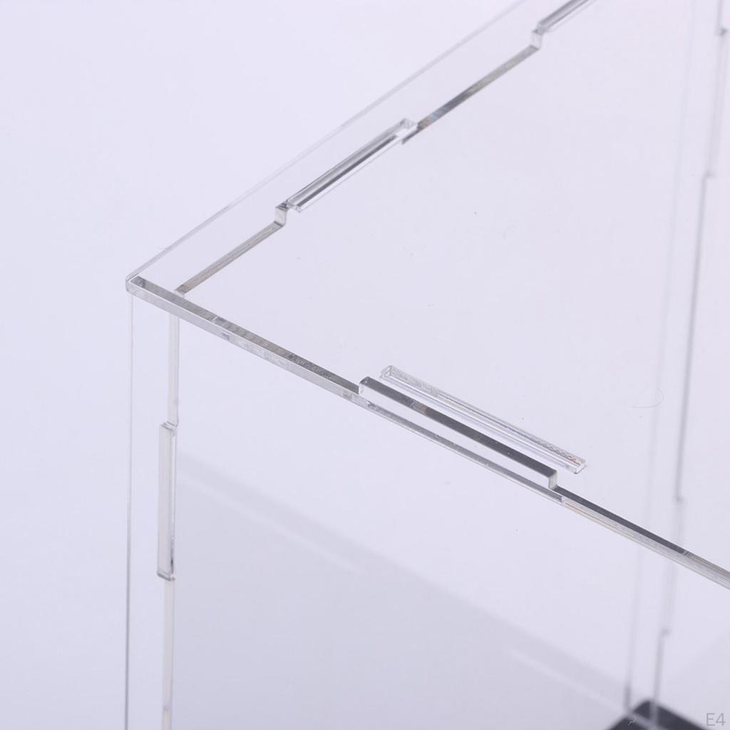 Acrylic Clear Display Case Collection Stand Organizer Transparent Assemble Storage Showcase