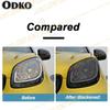 Car Headlight Protective Film Smoked Black Tint Wrap Vinyl Transparent Sticker TPU Sticker For Smart Fortwo 453 2016-Present