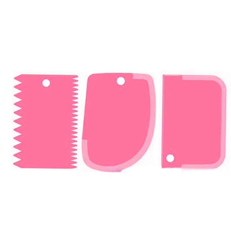 Convenient Adjustable Fondant Spatulas, Cake Edge Smoother, Cream Decorating DIY Bakeware, Kitchen Cake Tool, Tableware