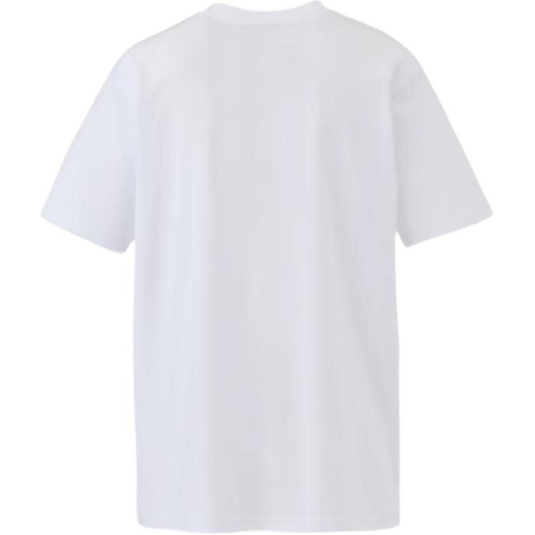 Onitsuka Tiger SS Tee Series Plain Logo Round Neck Comfortable Fashion Short Sleeve T-Shirt Unisex Tops White 2183B381-100