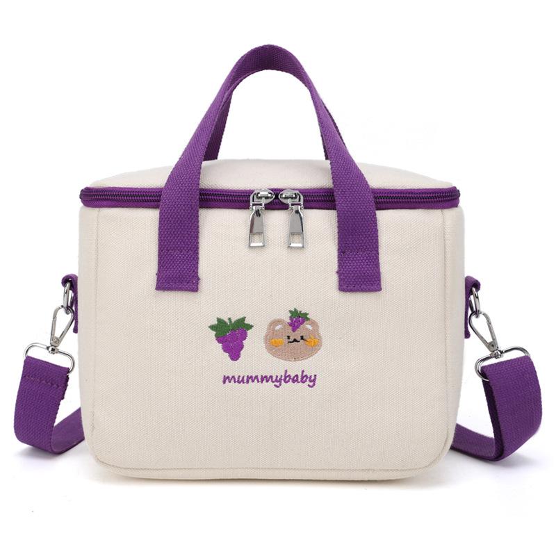Korean Style Mommy Bag Large Capacity Fashionable Mom Bag Multi-functional Shoulder Bag Maternity Bag for Pregnant Women