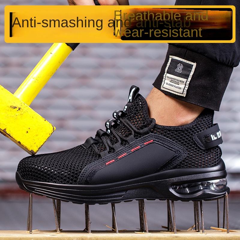 Anti-smashing and Anti-piercing Labor Insurance Shoes, Air Cushion Sole Work Shoes, Steel Baotou Safety Shoes