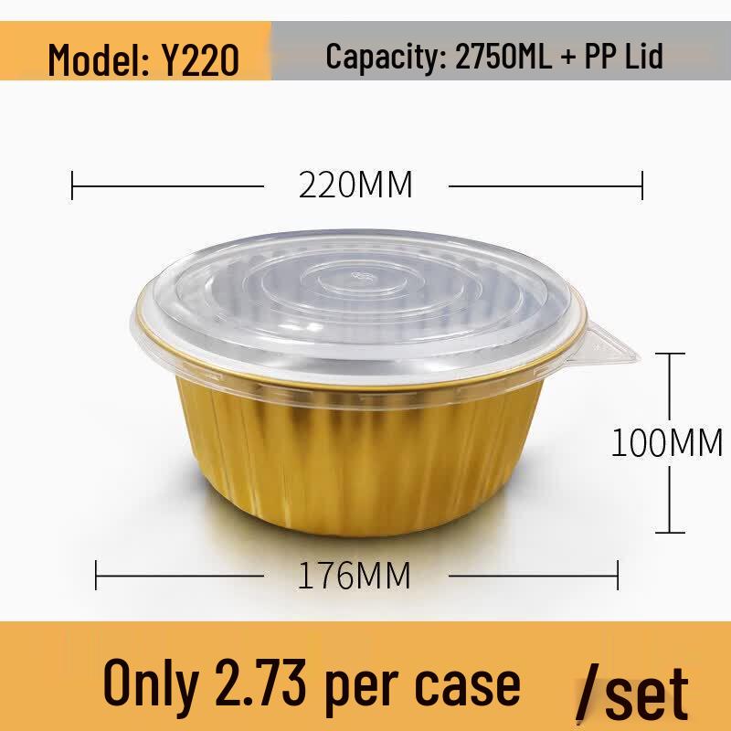 Disposable Aluminum Foil Baking Bowls