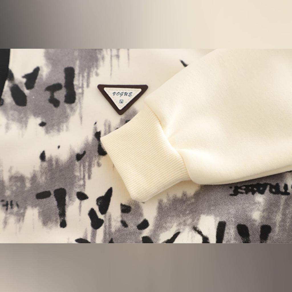 Kids Casual Long-Sleeve Set, Comfortable Daily Wear Outfits