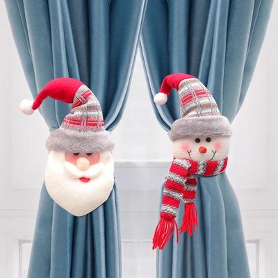 Christmas Cartoon Doll Window New Curtain Buckle Christmas Rubber Band Decoration Supplies Decoration Curtain Buckle