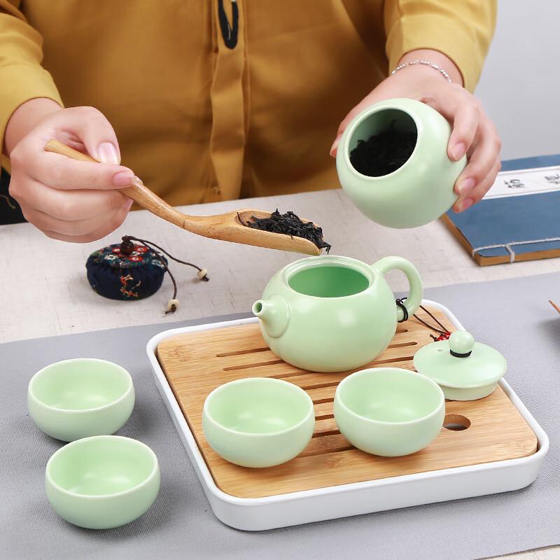Jinge Ding Kiln Portable Travel Tea Set