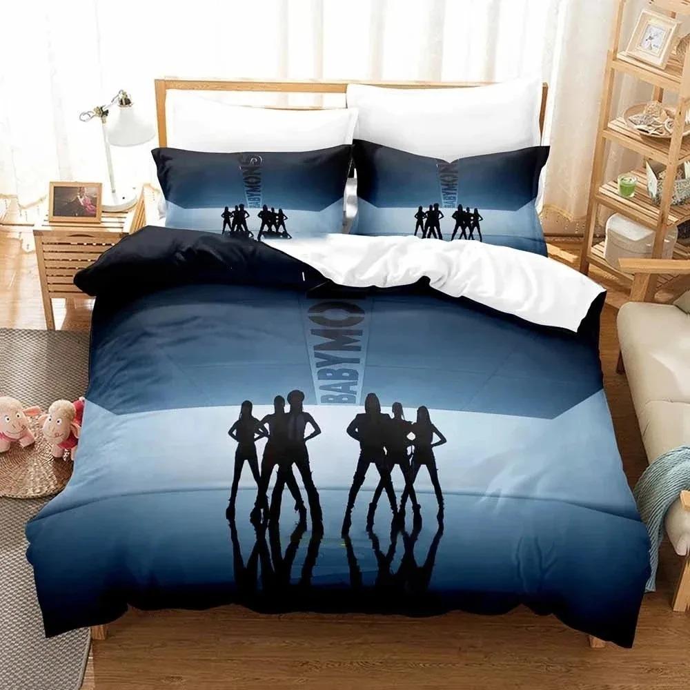 Kpop Babymonster Bedding Set Duvet Cover Bed Set Quilt Cover Pillowcase Comforter King Queen Size Boys Adult Bedding Set