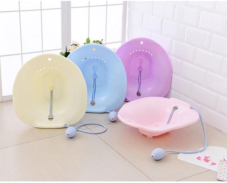 Squat-Free Bidet Sitz Bath Basin for Elderly, Postpartum & Pregnant Women, Male & Female Care.