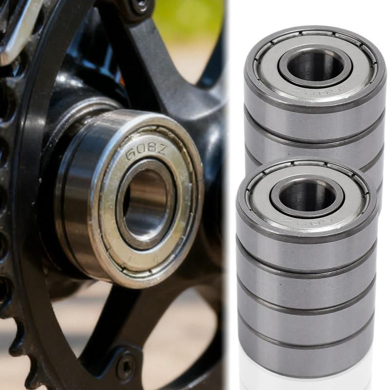 10/5 Stück 608ZZ 608RS Lager für Elektroroller Skateboard Rad Hohe Geschwindigkeit Geringe Geräuschentwicklung Metall Doppelt Abgeschirmte Kugellager