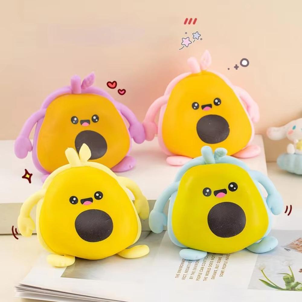 

TPR Avocados Squeeze Toys Slow Rebound Fruit Sensory Ball Birthday Kids Gift Random Color