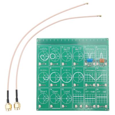 Frequenztestplatine Demo-Kit RF-Demo-Kit NanoVNA RF-Testmodulplatine Filter-Dämpfer-Modul für