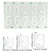 5Pcs High Temperature Waterproof Invisible Digital Sticker  for Vehicles/Car/SUV
