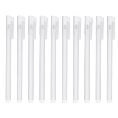 10Pcs High Light White Pen DIY Highlighter Marker Black Card Stationery Art Supplies