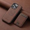 SUTENI Magnetic Card Slot Luxury Leather Wallet Bags Phone Cases For iPhone 16 15 14 13 12 Pro Max Plus Cover