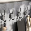 4Pcs Heavy Duty Suction Cup Hooks Waterproof Push-to-Lock Hanging Hooks 360°