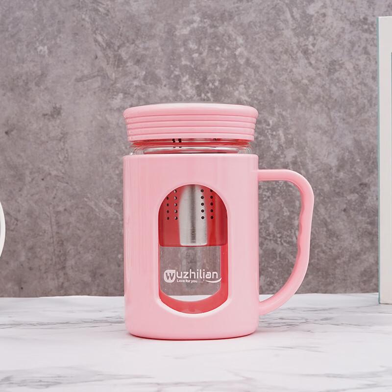 Shangqi Double-Layer Glass Tea Infuser Bottle with Handle