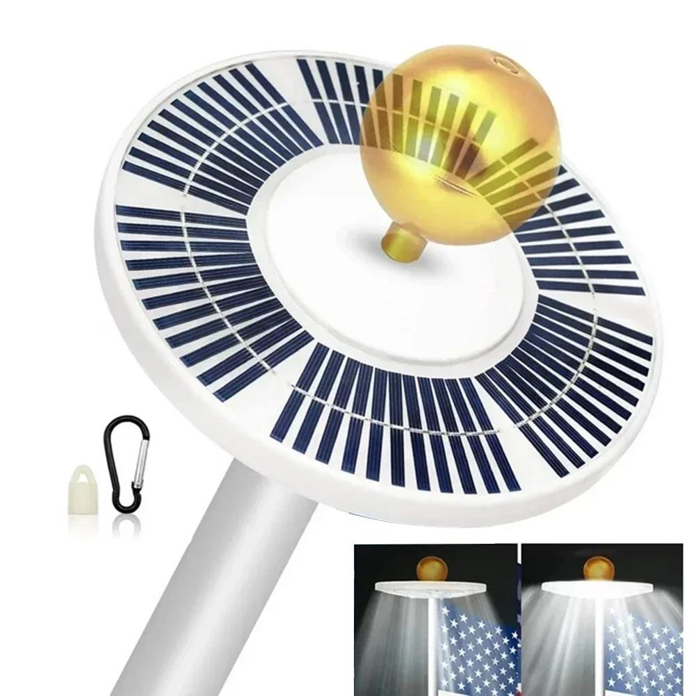 Illuminate Your Flag in Style with 136 Super LED Solar Flag Pole Light Make Your Flag Stand Out Patriotically Lit China Mainland