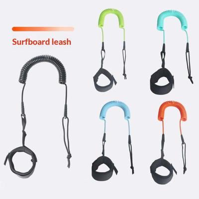 1Pc Surf Sup 10 Feet Ankle Leash Surfing Elastic Coiled Stand UP Paddle Board Leg Rope Surfboard Ankle Leash Surfing Accessories