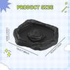 Reptile Supplies Plastic Water Bowl Easy Clean Feeder Dish for Chameleon Frog Snake Tank Accessories