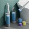 1 set perie de toaletă de unică folosință Instalare ușoară Perie de toaletă de curățare profundă fără efort pentru casa de baie