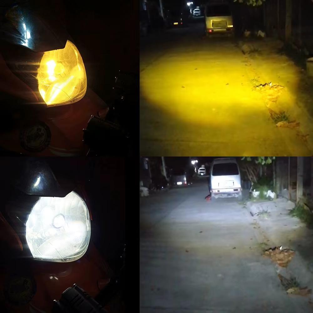 H4 LED Motorcycle Headlight Bulb BA20D Led Moto Light High Low Beam White Yellow Lamp Canbus For Yamaha Kawasaki Suzuki