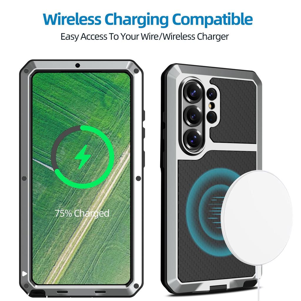 Drop-proof Airbag Stand Phone Case with Lens Protection for S23/S24 Ultra/S25/S26 - Hot Selling