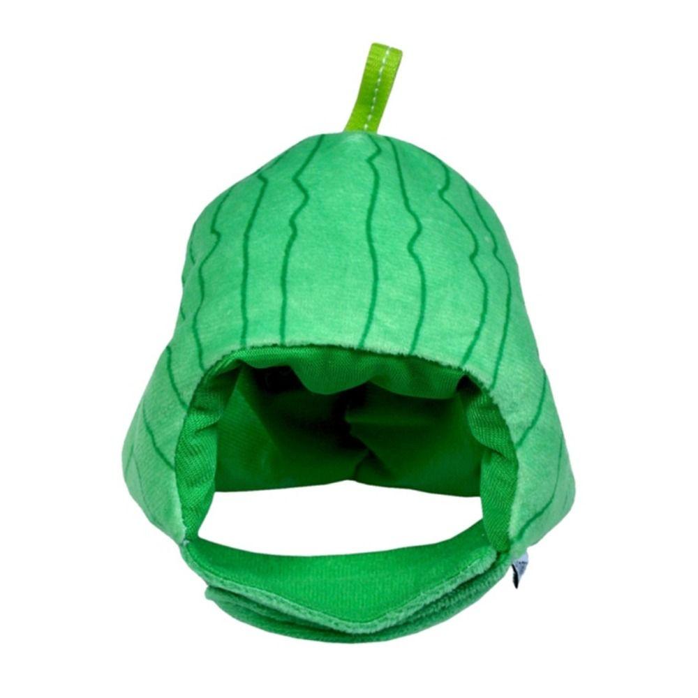 Orange Shape Cat Hat Watermelon Dogs Hats Cute Puppy Fruit Hat  For New Year Party
