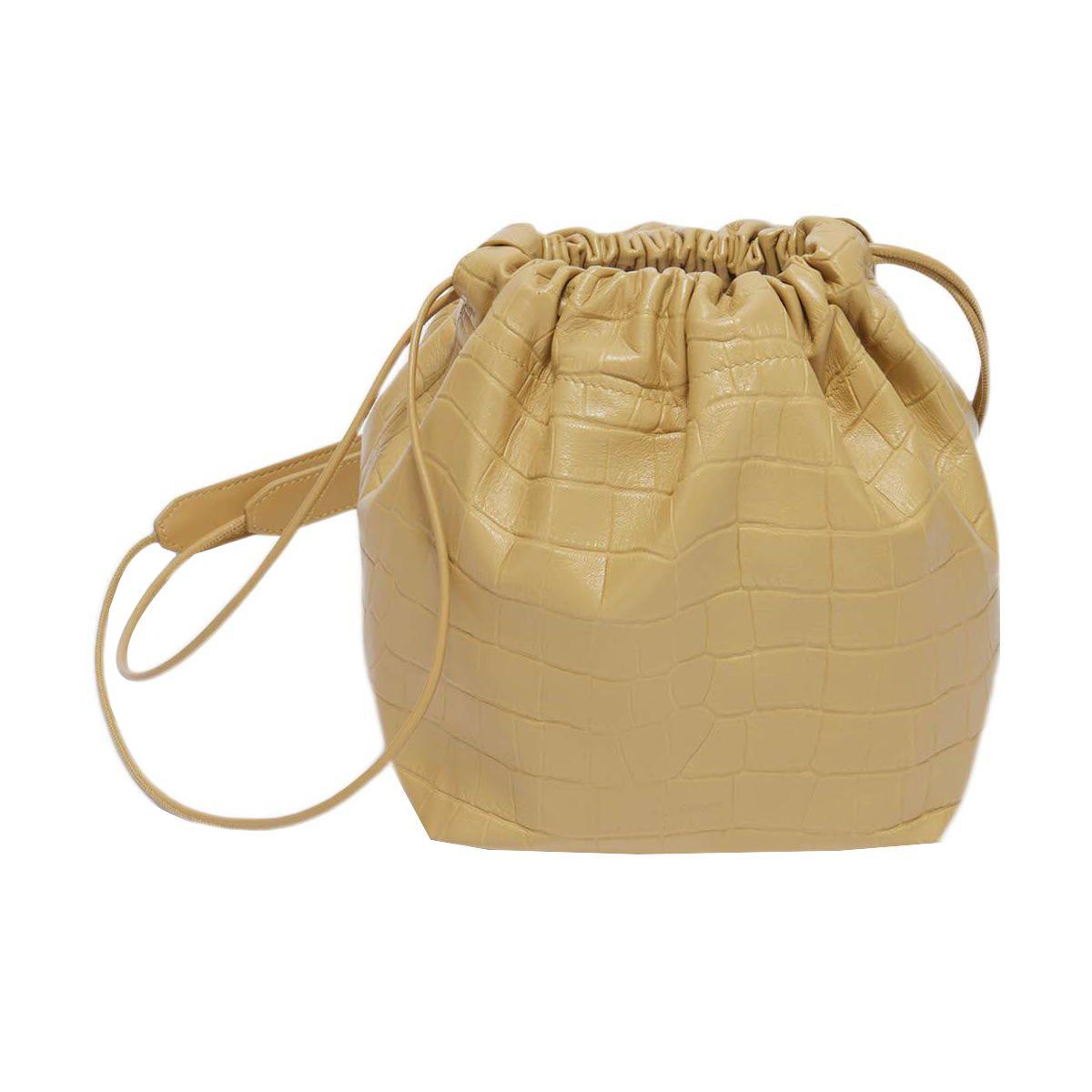 

Jil Sander Logo Embossed Small Lambskin Crossbody Shoulder Bag Women bags Hazelnut-Brown J07WG0027P5371258 Basic Set (Bag+Dust Bag)