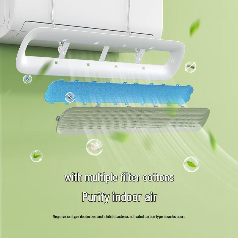 ecoco Universal Adjustable Air Conditioner Wind Deflector